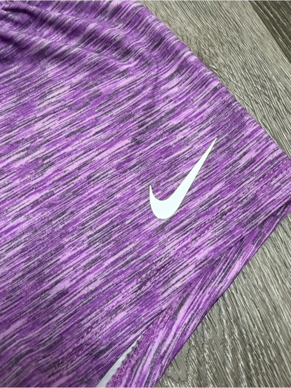 NIKE 2PC SHORT SLEEVE SHIRT AND SHORTS OUTFIT SET FLOWER PURPLE GREY 2T NWT - Picture 2 of 6